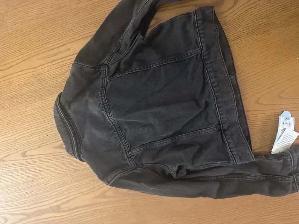 Cat & Jack Black Denim Jacket Size M (8)